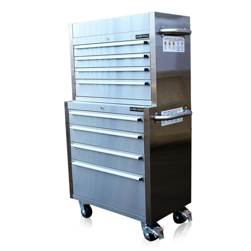 STAINLESS TOOL BOX chest cabinet - us pro tools