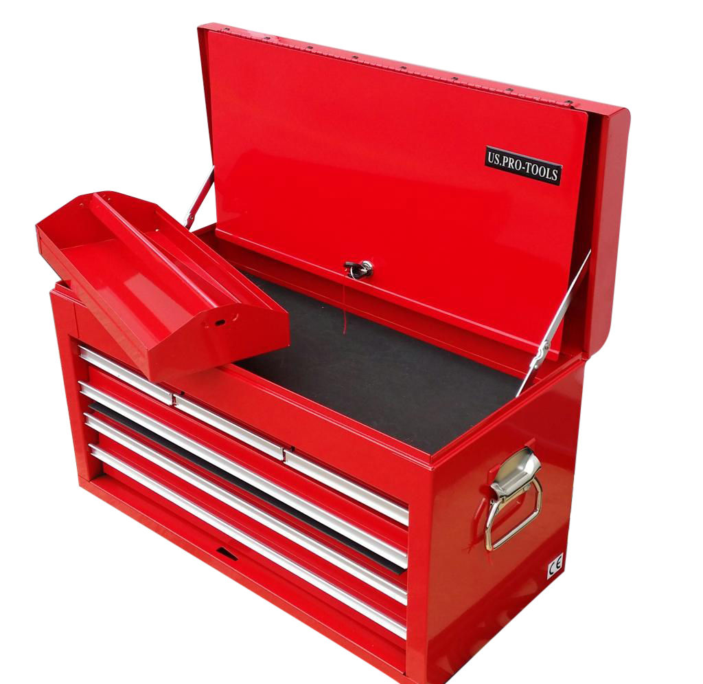 US PRO HEAVY DUTY RED STEEL TOOL BOX CHEST FINANCE AVAILABLE